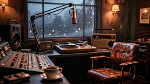 【雨景】雨夜中的电台