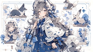 4K 华丽少女