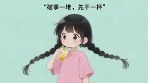女孩破事一堆先干一杯