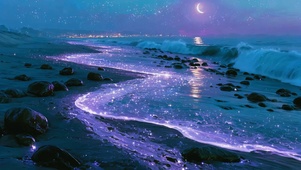 荧光海