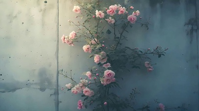 简约护眼花草