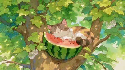 树林里的小猫咪