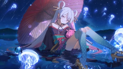 水中女孩