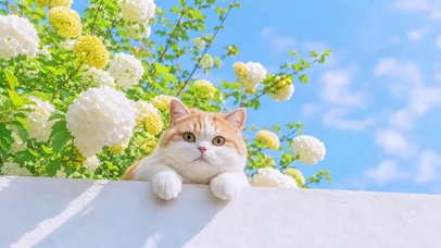 悠哉小胖猫