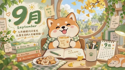 九月柴犬的温馨治愈日常