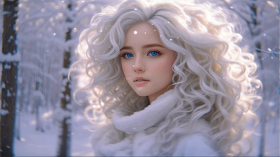 雪林美女