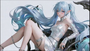 金属风美少女-4k