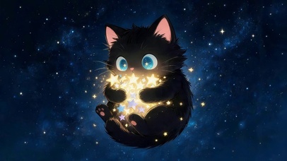 可爱星星猫咪