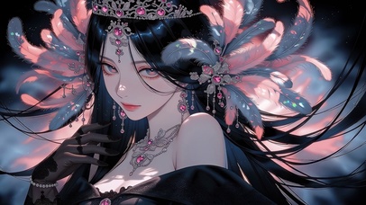 粉钻皇冠女神高清4k