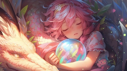 熟睡小龙女