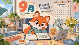 九月小狐狸治愈学习日常
