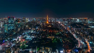 繁华都市夜景