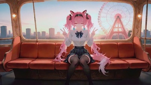 4K 可循环 唯美电车LUPA