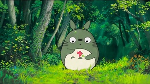 树花瓣的龙猫