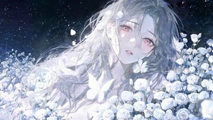雪夜白发姬