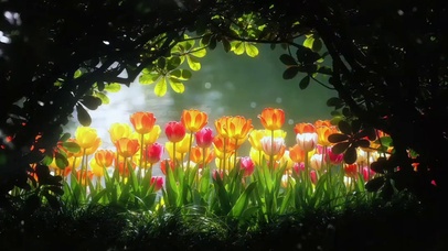 花是春天的心脏