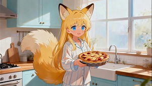 狐狸小厨娘请你吃苹果派