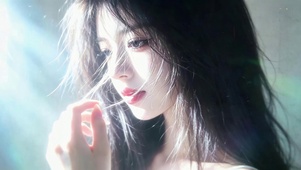 治愈阳光下女孩