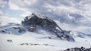 雪山上的飞船