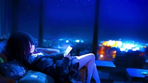 房间慵懒少女