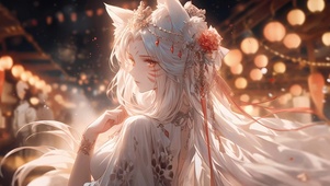 白狐少女