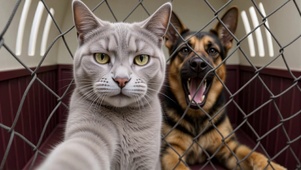 猫爷和它的狗腿子