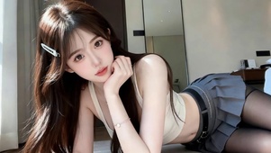 元气橘子汽水美女