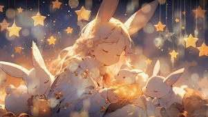 星星兔兔女孩