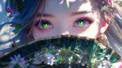 星瞳藏扇 翠绿凝光
