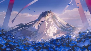 初音未来 花海