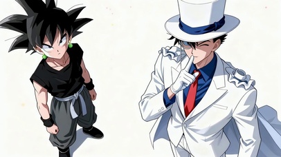 赛亚VS怪盗基德：跨次元的动漫