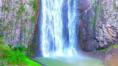 飞流直下瀑布 4K