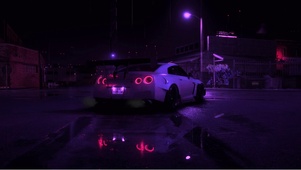雨夜跑车