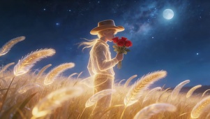 金色狗尾巴草少年