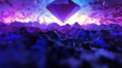 4K科幻钻石晶体