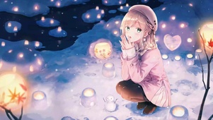 4K雪地点灯