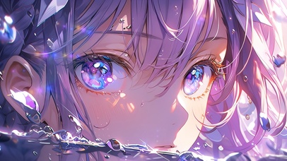 紫色星空