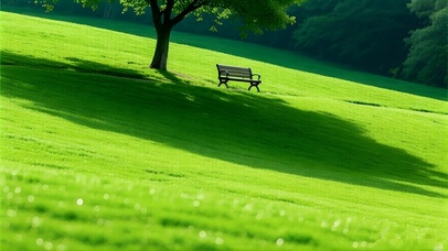 绿色护眼公园草地