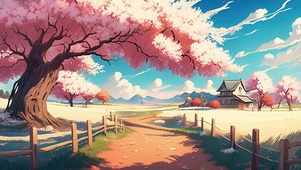 宫崎骏风格唯美风景壁纸