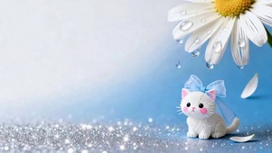 雨天可爱猫咪