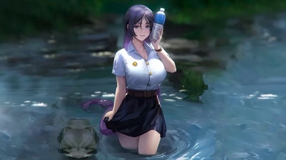 水中女孩