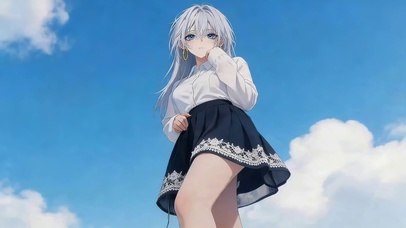 可爱长腿女孩