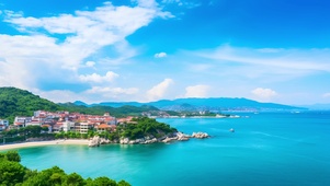 美丽滨海小镇