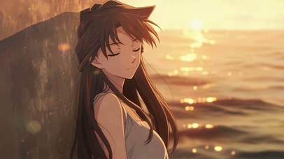 海边日落毛利兰