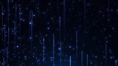 流动蓝色光斑粒子