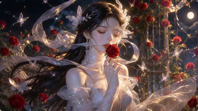 暗夜玫瑰花园