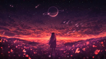 晚霞