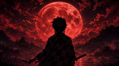 血月-炭治郎