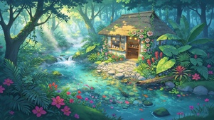 林中治愈小屋