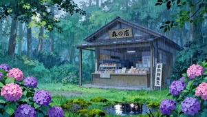 雨中森林小店